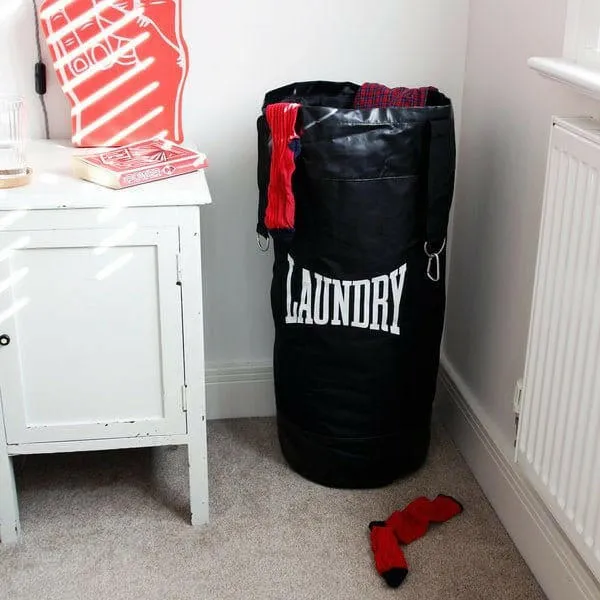 Punch Bag Laundry Bag for Fun and Functional Laundry Use