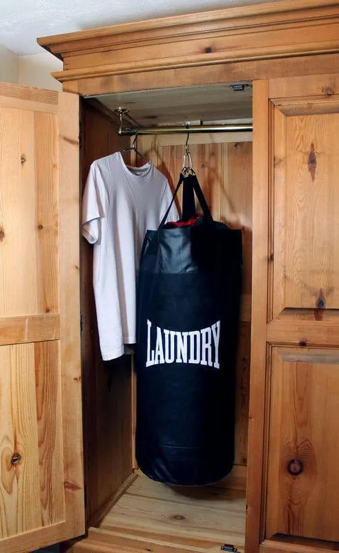 Punch Bag Laundry Bag for Fun and Functional Laundry Use