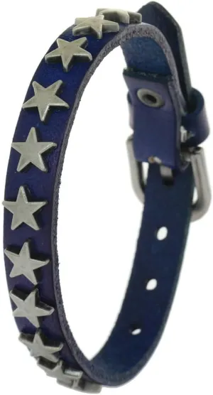 Punk Rivet Stainless Steel Peace Logo Bracelets Genuine Leather Bangles Men Women Jewelry Fashion Gifts