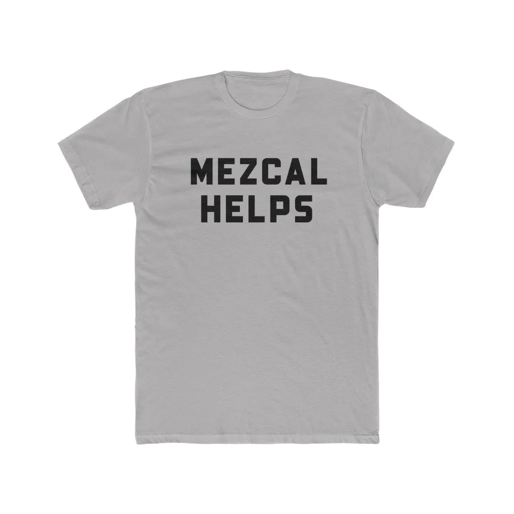 "Mezcal Helps" San Diego Mezcal Academy Unisex Cotton Crew Tee