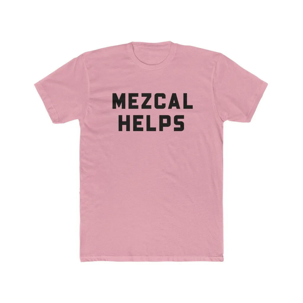 "Mezcal Helps" San Diego Mezcal Academy Unisex Cotton Crew Tee