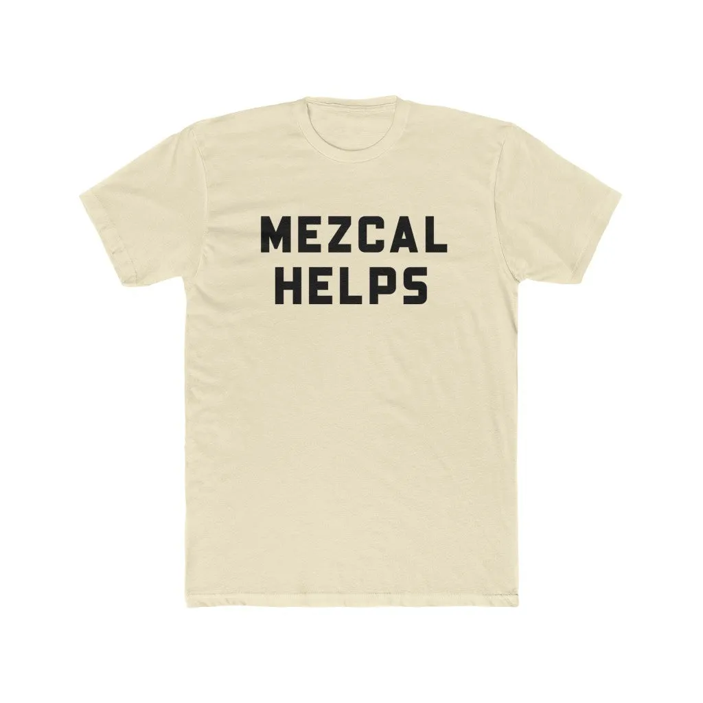 "Mezcal Helps" San Diego Mezcal Academy Unisex Cotton Crew Tee