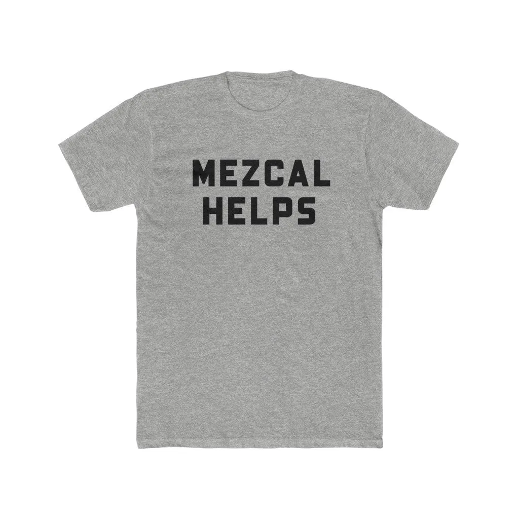 "Mezcal Helps" San Diego Mezcal Academy Unisex Cotton Crew Tee
