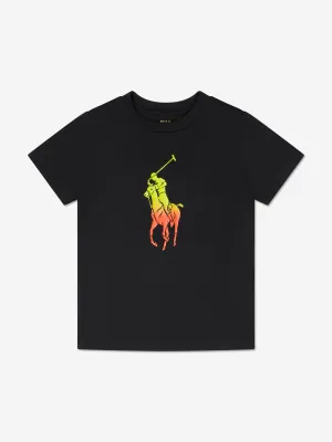 Ralph Lauren Boys Logo T-Shirt in Black