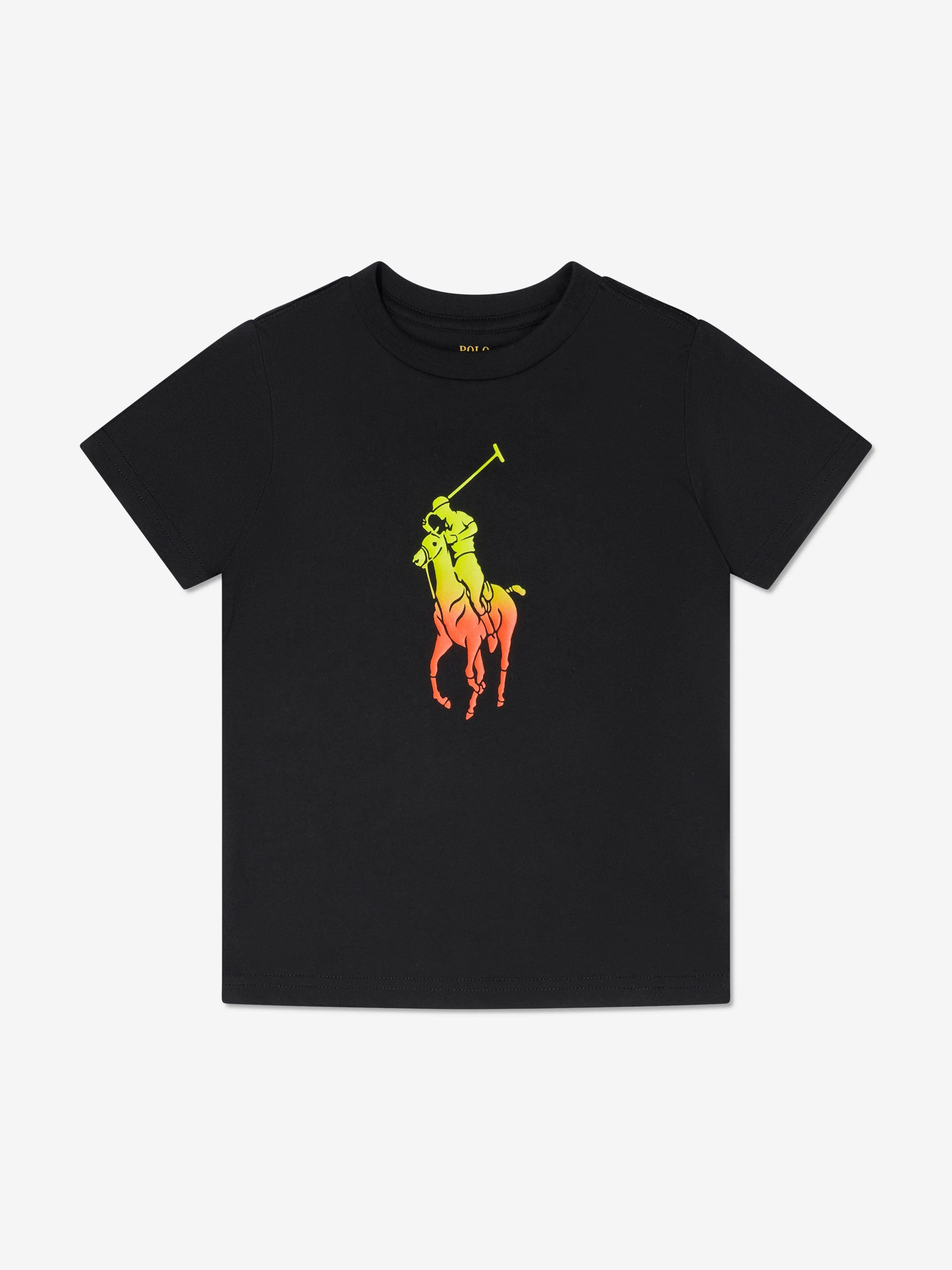 Ralph Lauren Boys Logo T-Shirt in Black