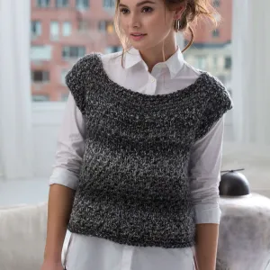 Red Heart Knit On Trend Top