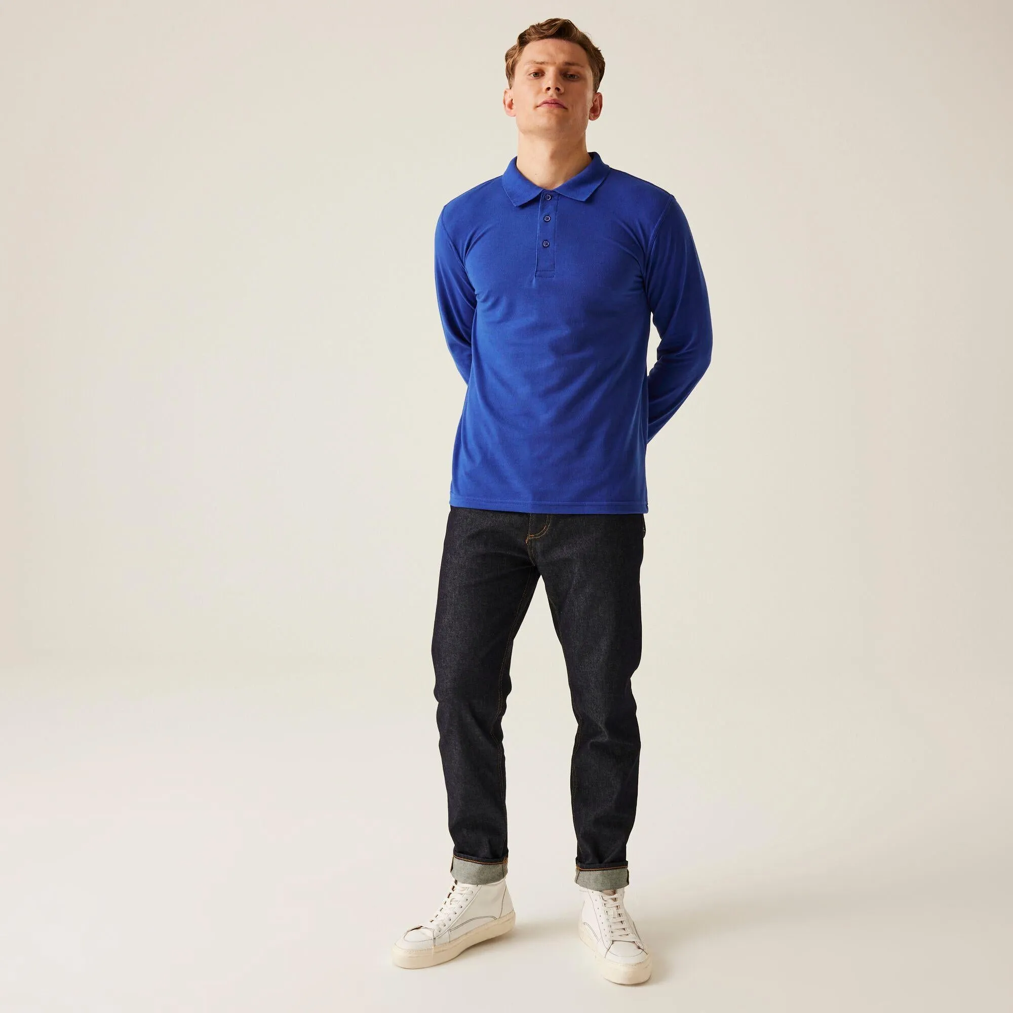 Regatta Professional Pro 65/35 Long Sleeve Polo Shirt TRS222