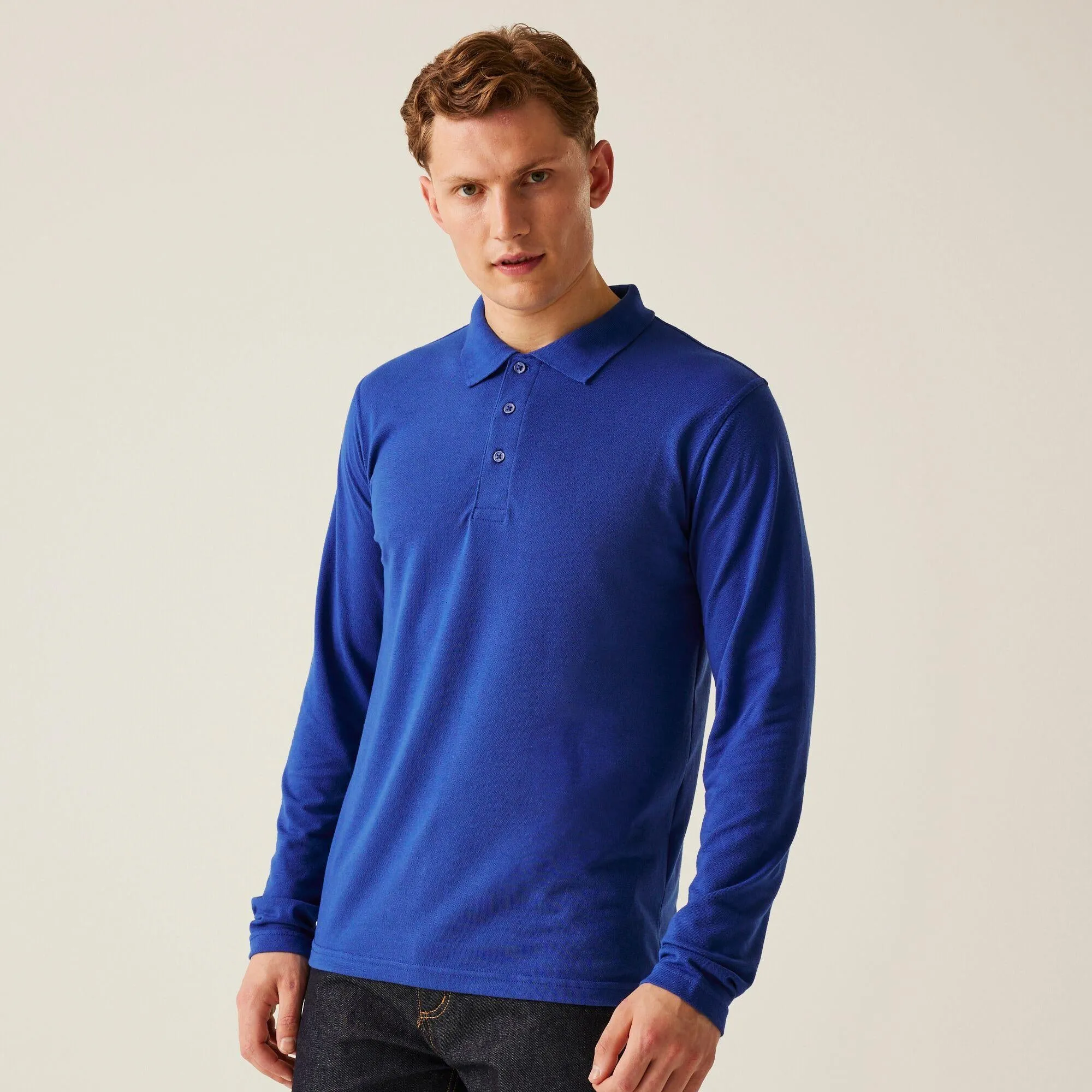 Regatta Professional Pro 65/35 Long Sleeve Polo Shirt TRS222