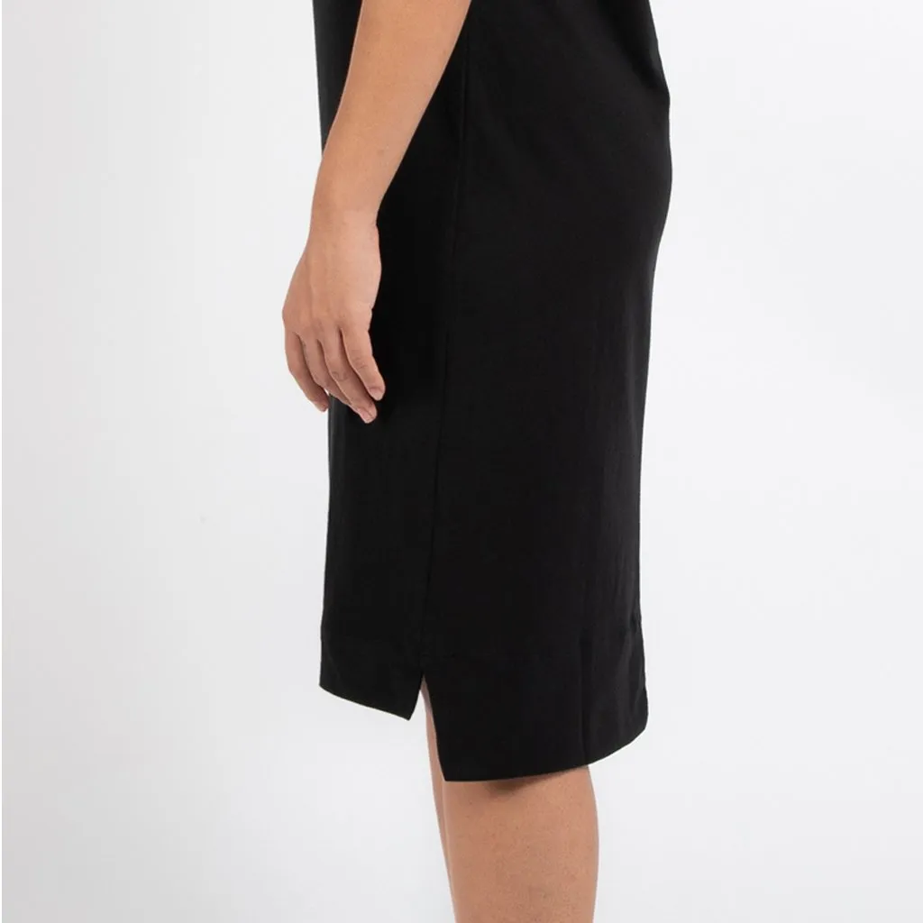 Rolled Sleeve Dress