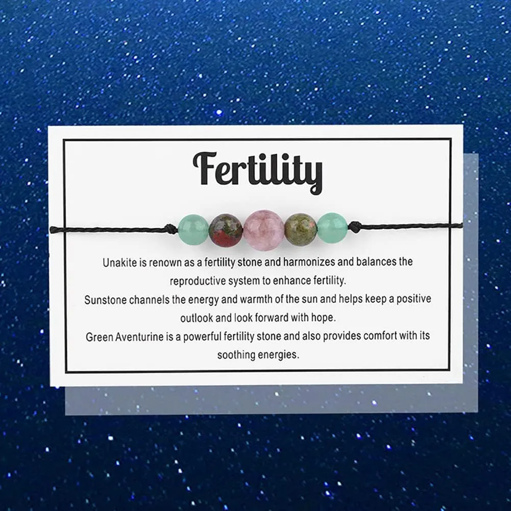 Ronglry Crystal Bracelet for Women Men - Spiritual Healing Stones Amethyst Gem Bracelet for Anxiety Relief - Natural Beads Jewelry