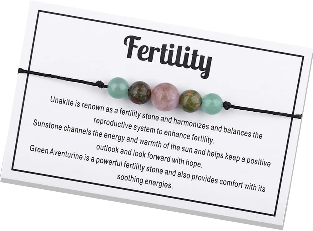 Ronglry Crystal Bracelet for Women Men - Spiritual Healing Stones Amethyst Gem Bracelet for Anxiety Relief - Natural Beads Jewelry