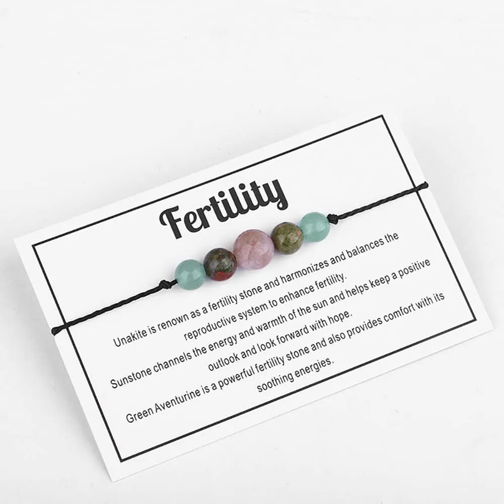 Ronglry Crystal Bracelet for Women Men - Spiritual Healing Stones Amethyst Gem Bracelet for Anxiety Relief - Natural Beads Jewelry
