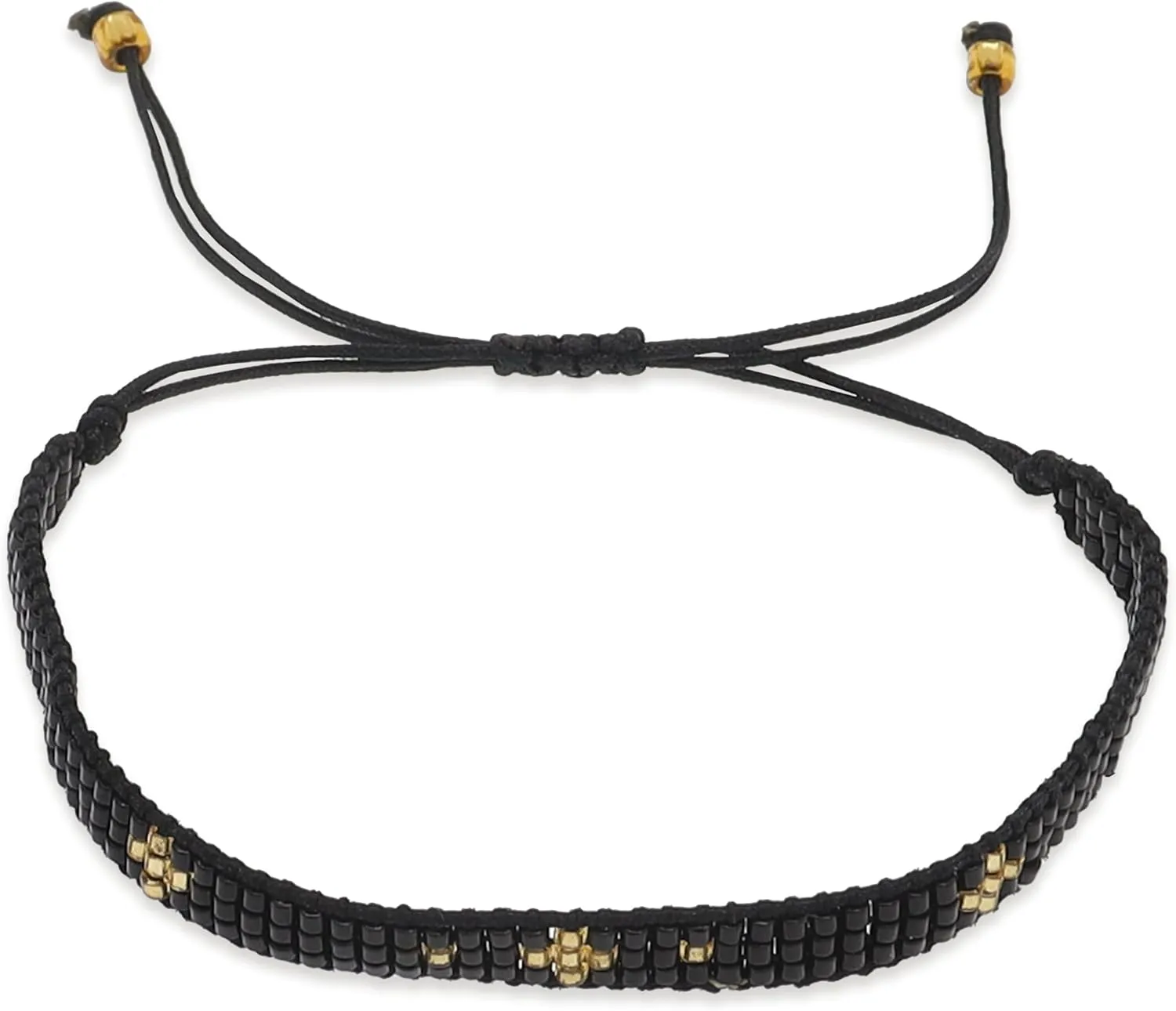 Seed Beads Wrap Cross Bracelets for Women, Boho Handmade Adjustable Braided Strand Summer Beach Jewelry Gift.