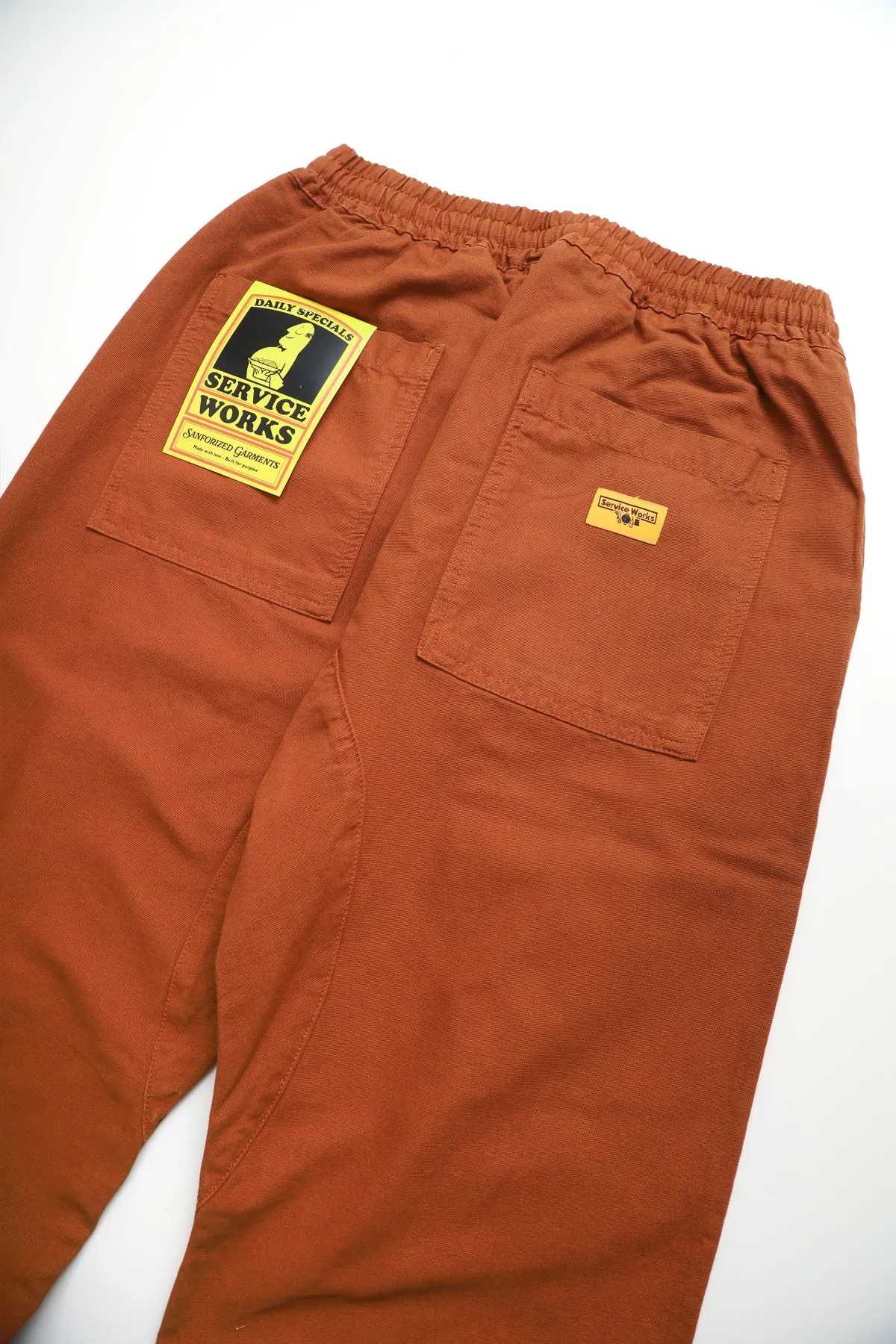 Service Works - Classic Chef Pants - Terracotta