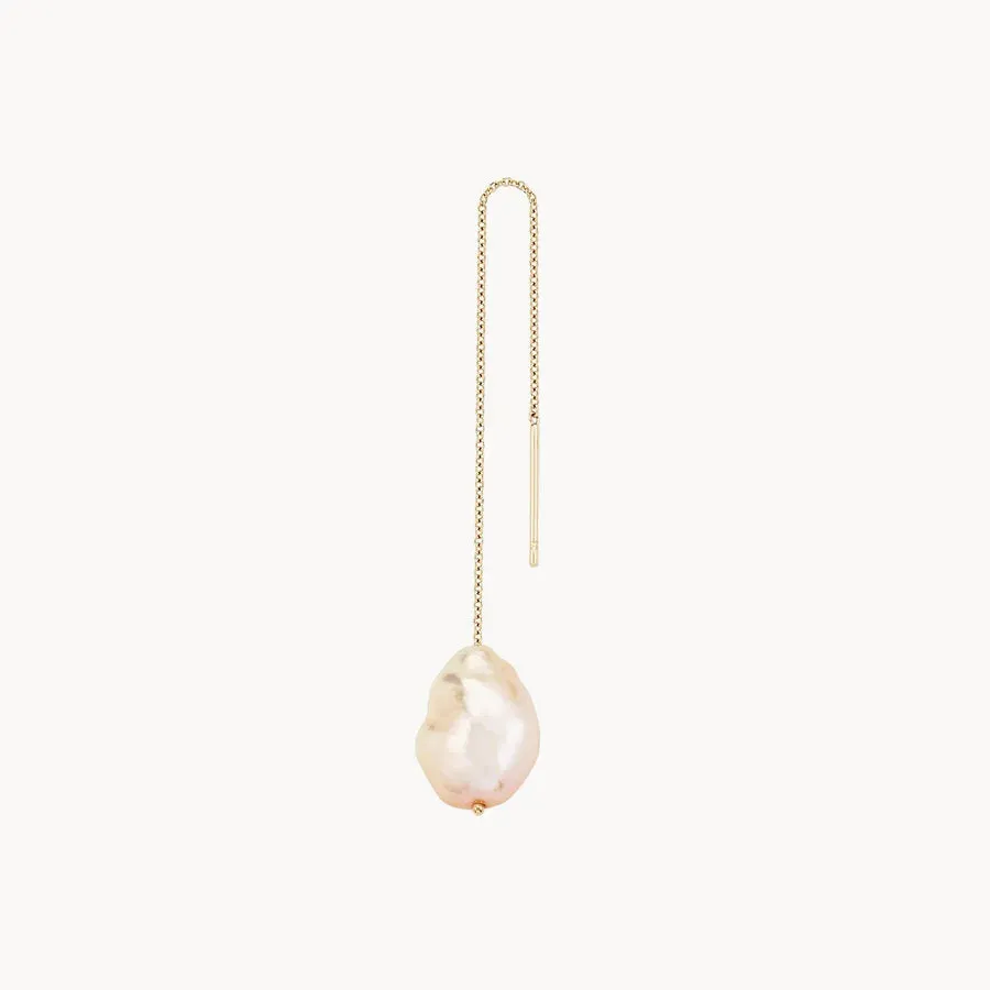 Sofia Perla Threader Earring (14K Gold)