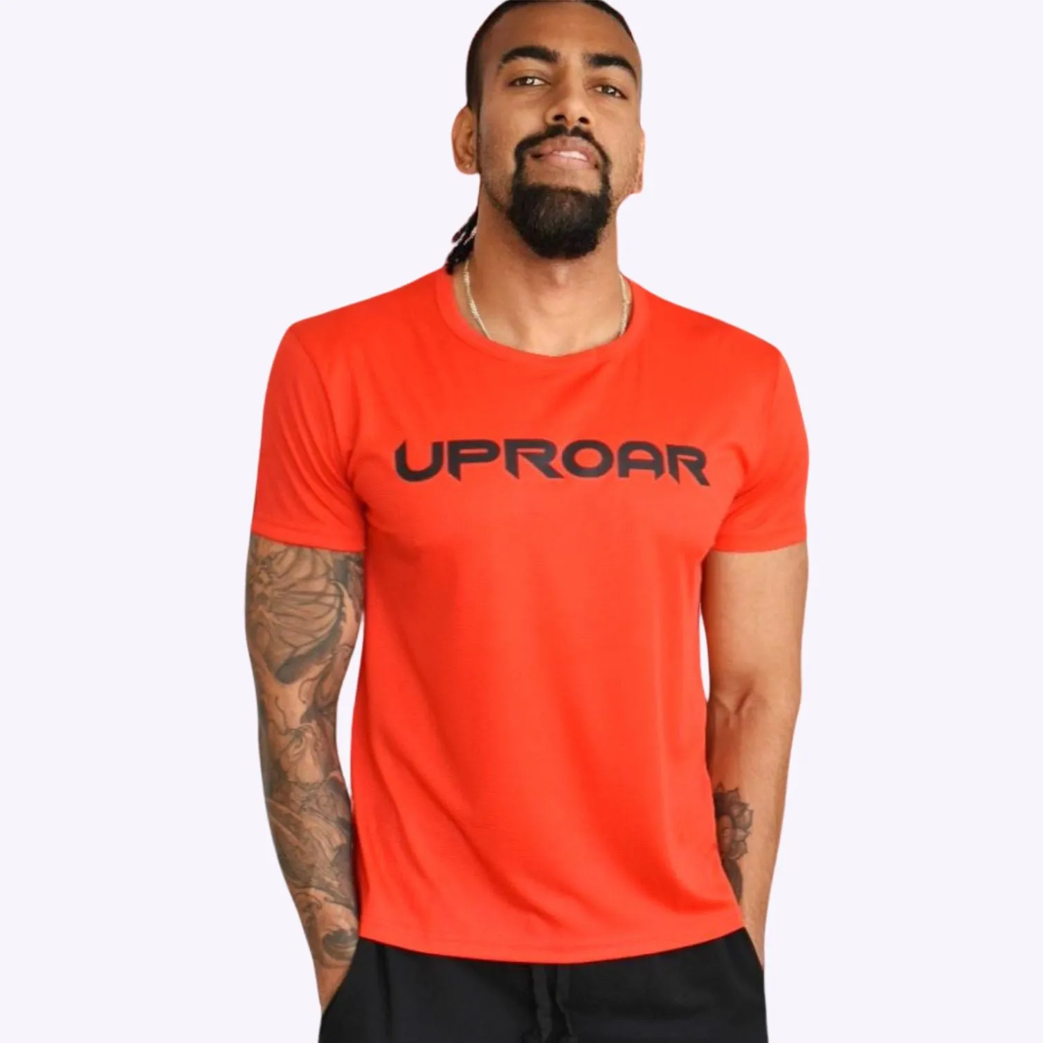 Sports Short Sleeve UPROAR Tee Silver