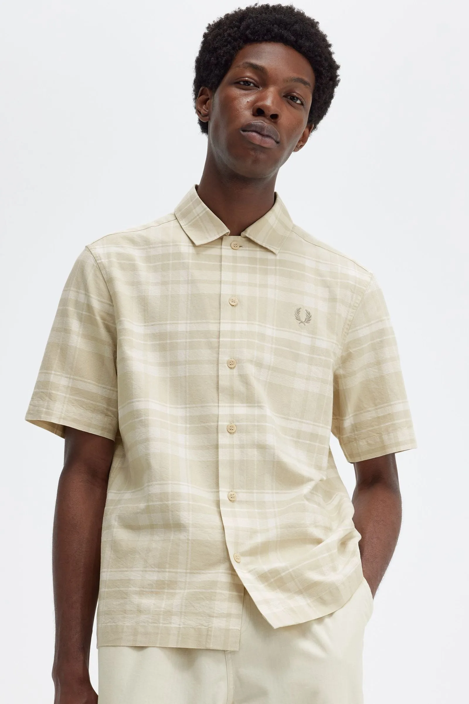 S/S TARTAN BEACH SHIRT