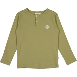 T-Shirt Sheep Badge - olive