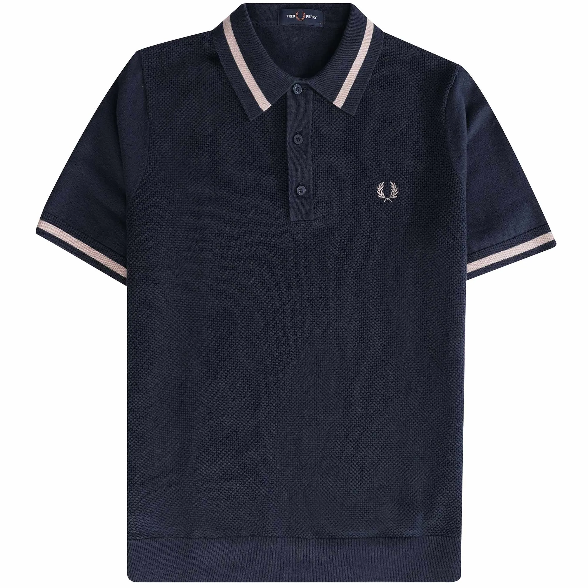 Textured Front Knitted Shirt (Deep Carbon)