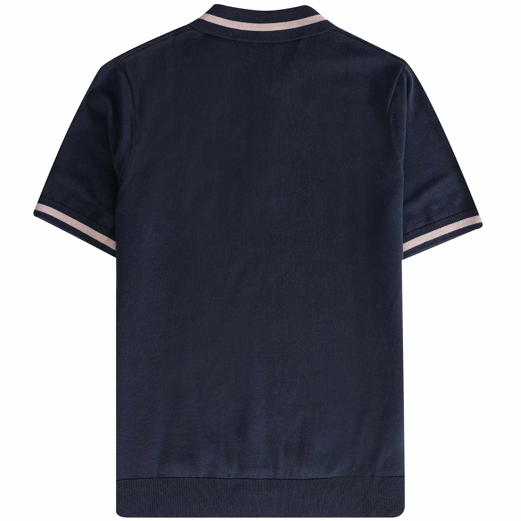 Textured Front Knitted Shirt (Deep Carbon)