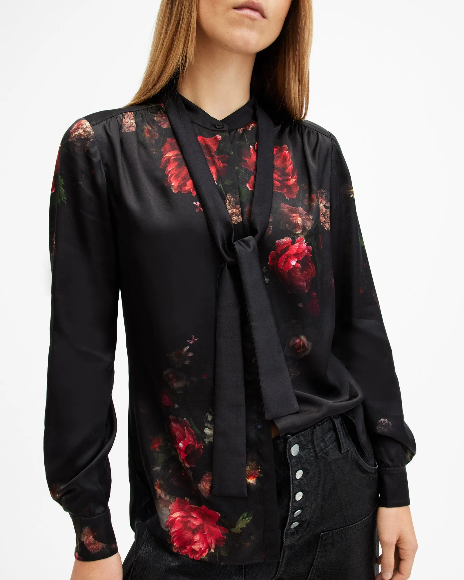 Toni Silk Blend Printed Shirt
