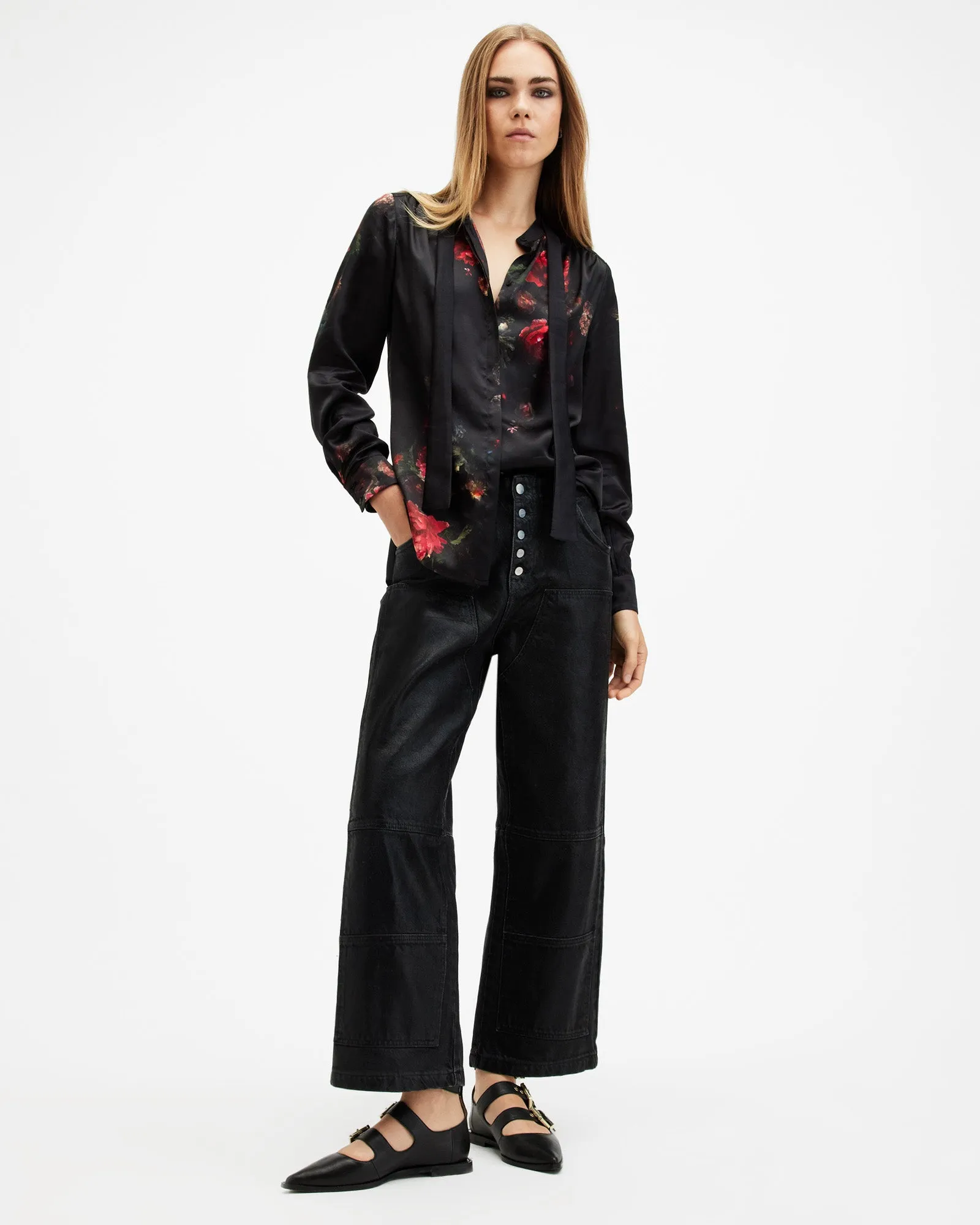 Toni Silk Blend Printed Shirt