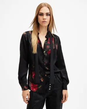 Toni Silk Blend Printed Shirt