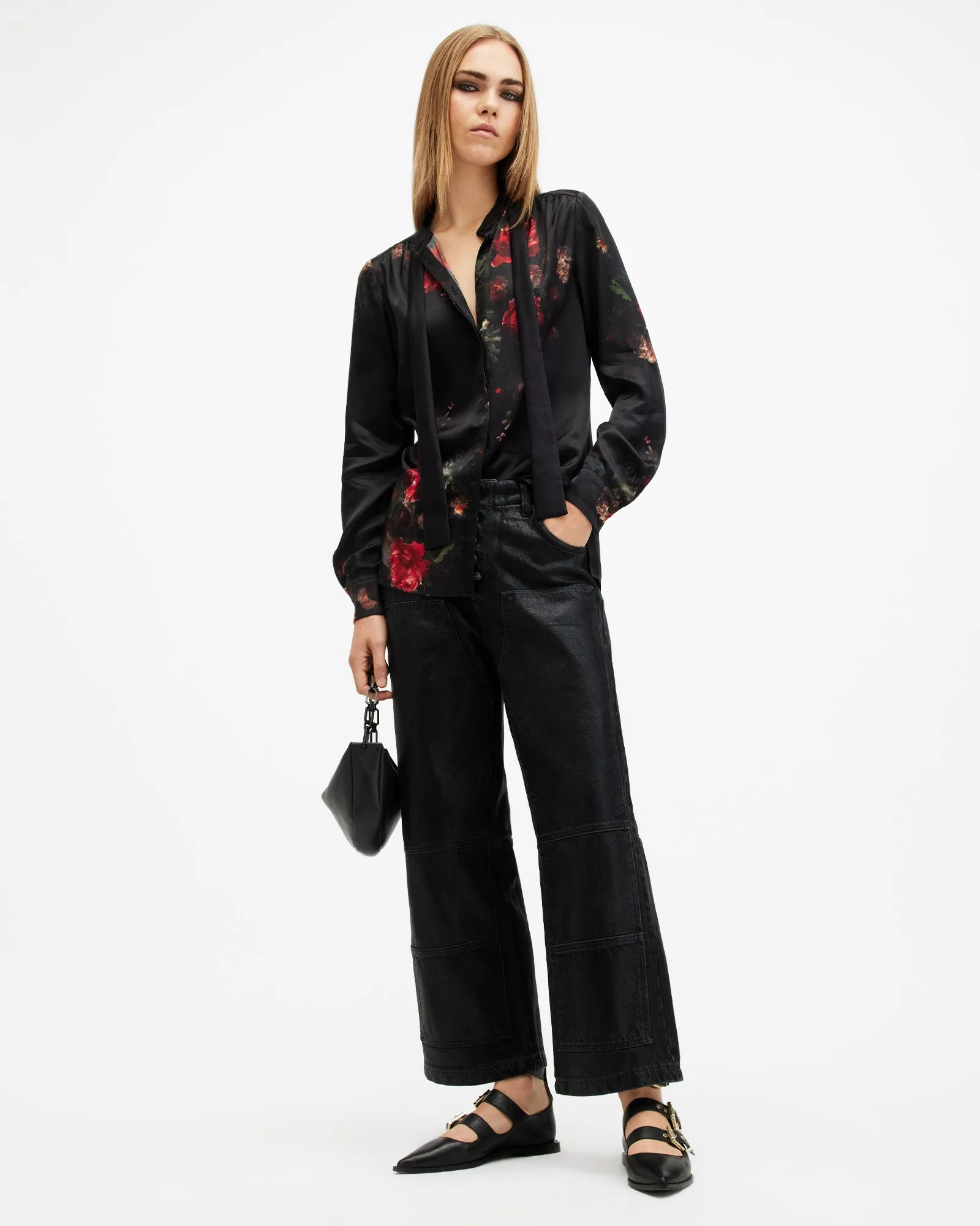 Toni Silk Blend Printed Shirt