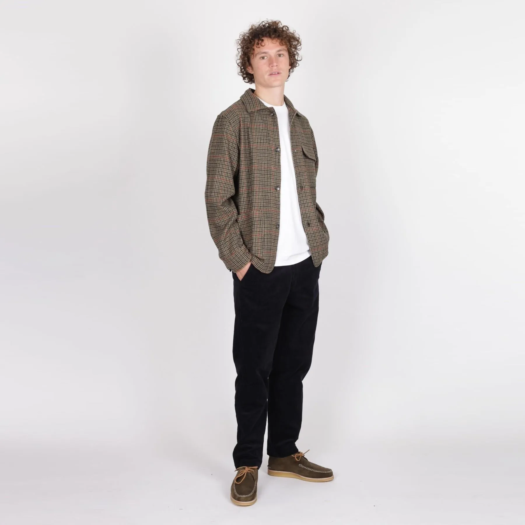 Tweed Utility Over Shirt