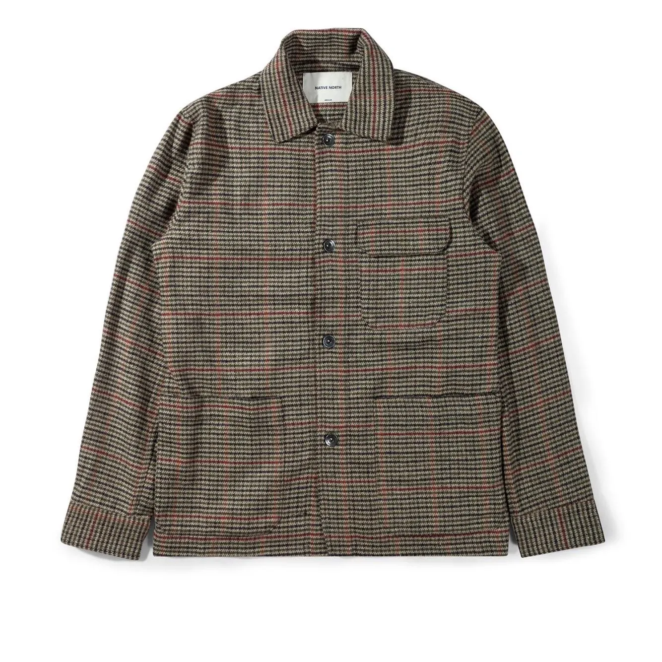 Tweed Utility Over Shirt
