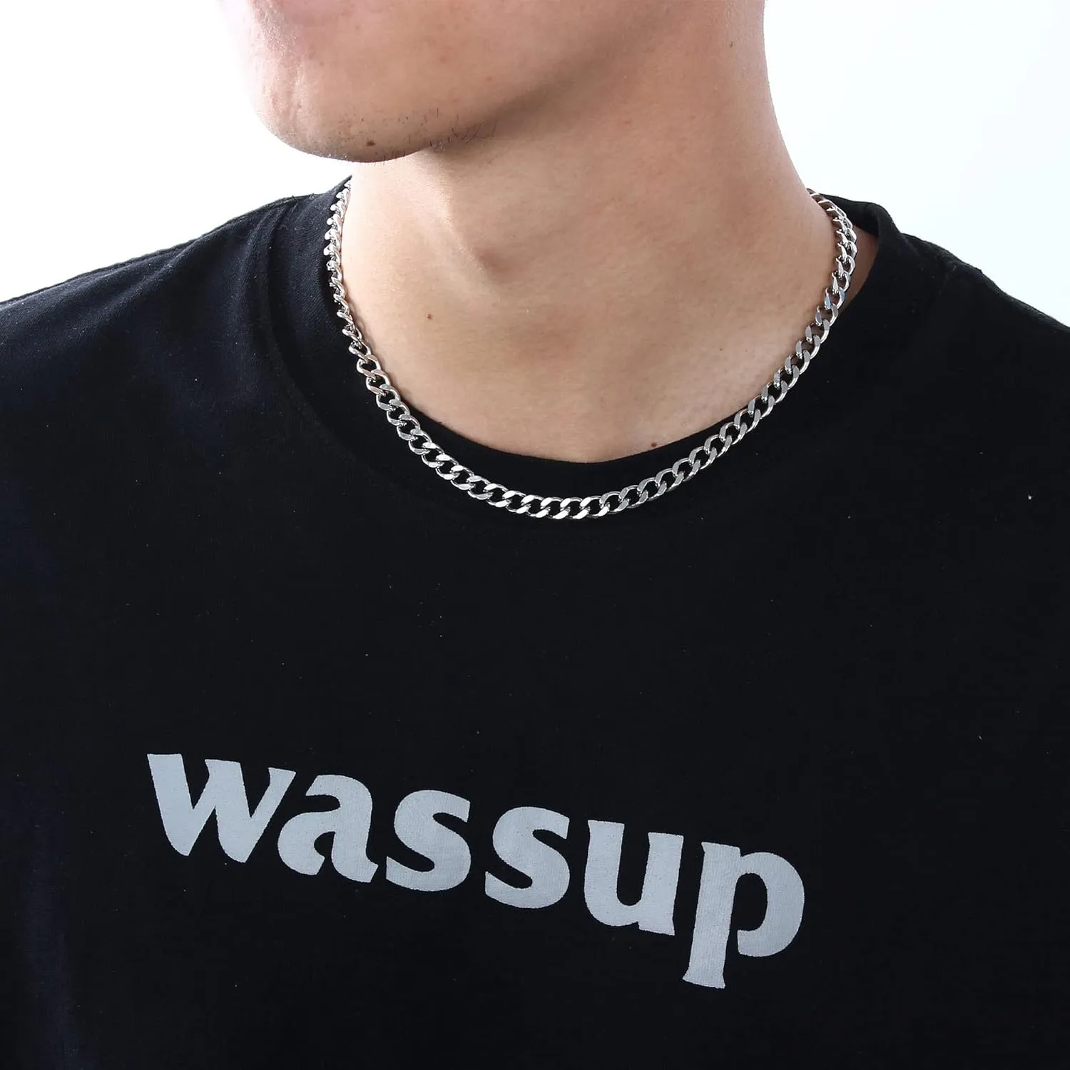Valentines Day Gifts Layered Initial Necklaces for Men 316l Stainless Steel Cuban Link Chain Alphabet Letter Pendant Necklace Gifts for Men Boys Boyfriend Brother Jewelry