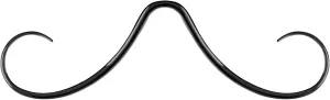 VERAMI 14G/16G G23 Titanium Mustache Septum Ring Nose Piercing Jewelry Hanger for Women and Men