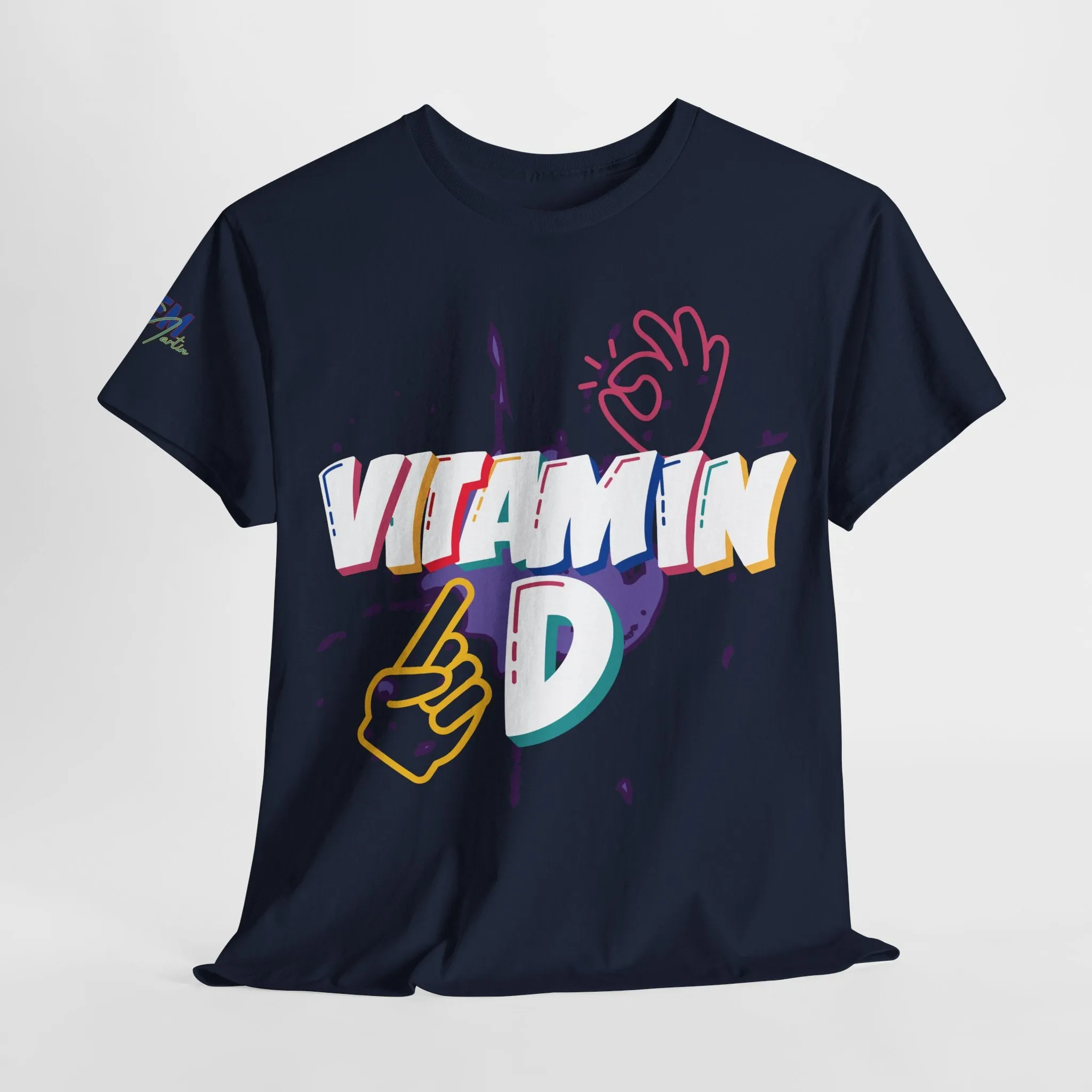 Vitamin D -  Inspirational Unisex Heavy Cotton Tee