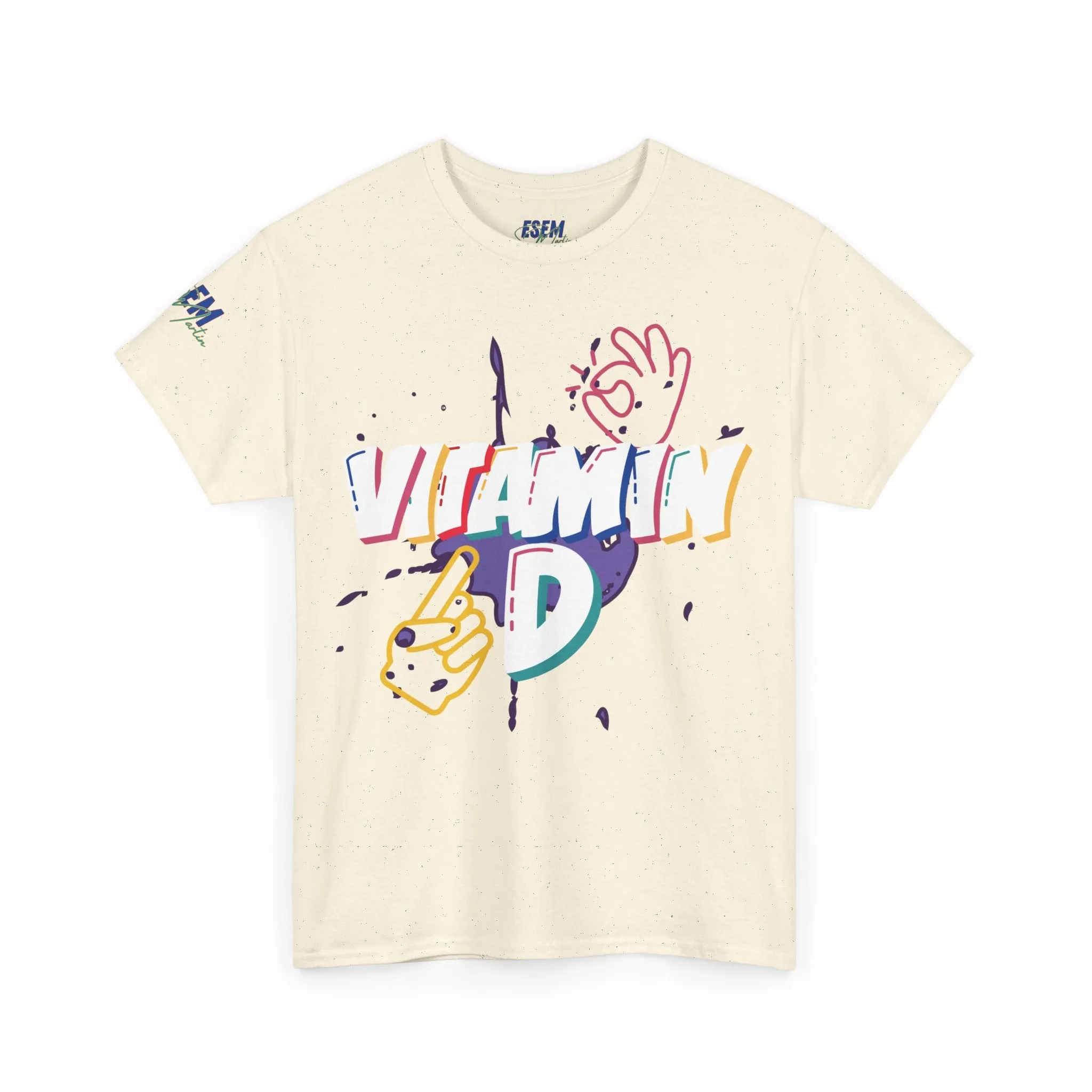 Vitamin D -  Inspirational Unisex Heavy Cotton Tee
