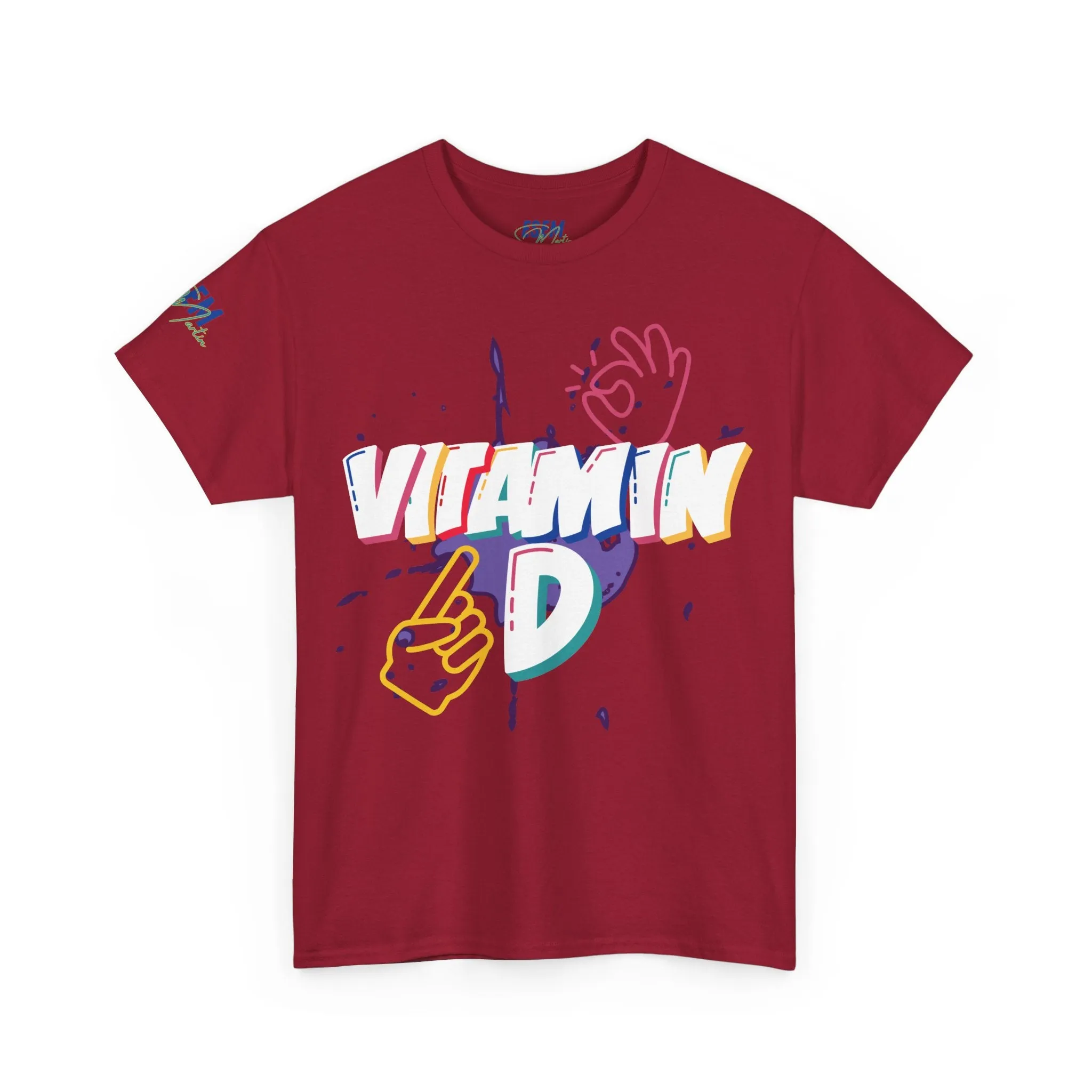 Vitamin D -  Inspirational Unisex Heavy Cotton Tee