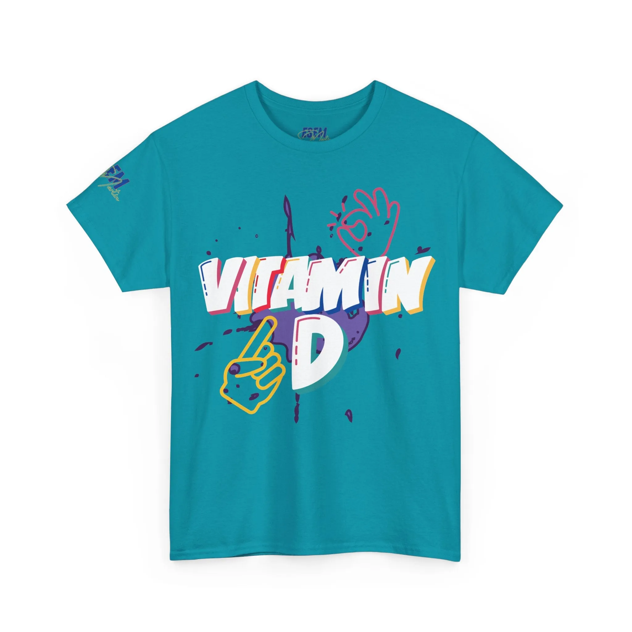 Vitamin D -  Inspirational Unisex Heavy Cotton Tee
