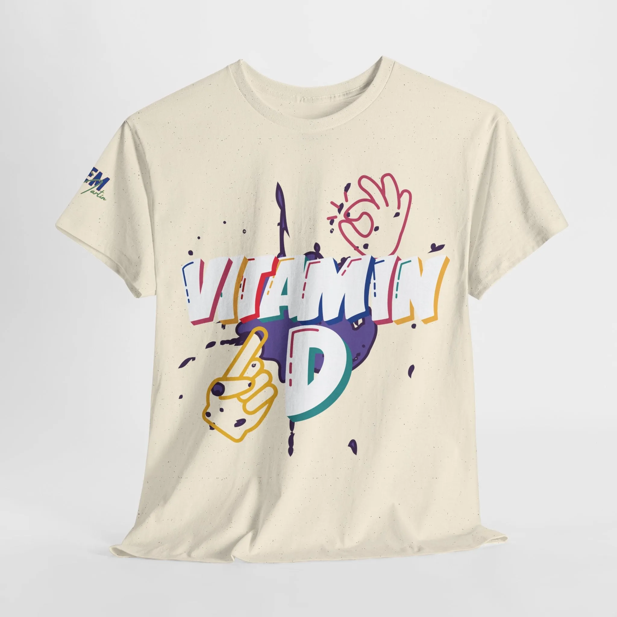 Vitamin D -  Inspirational Unisex Heavy Cotton Tee