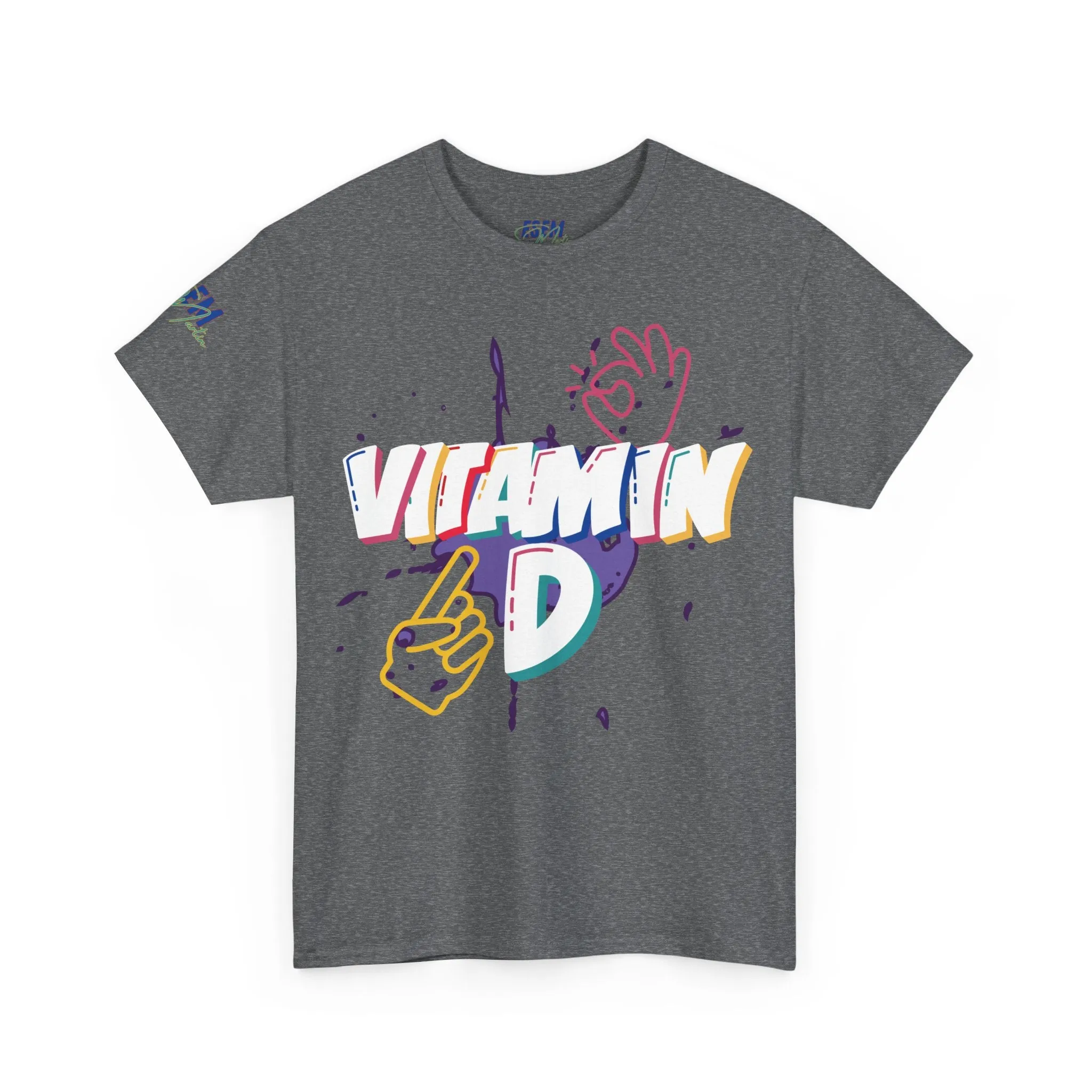 Vitamin D -  Inspirational Unisex Heavy Cotton Tee