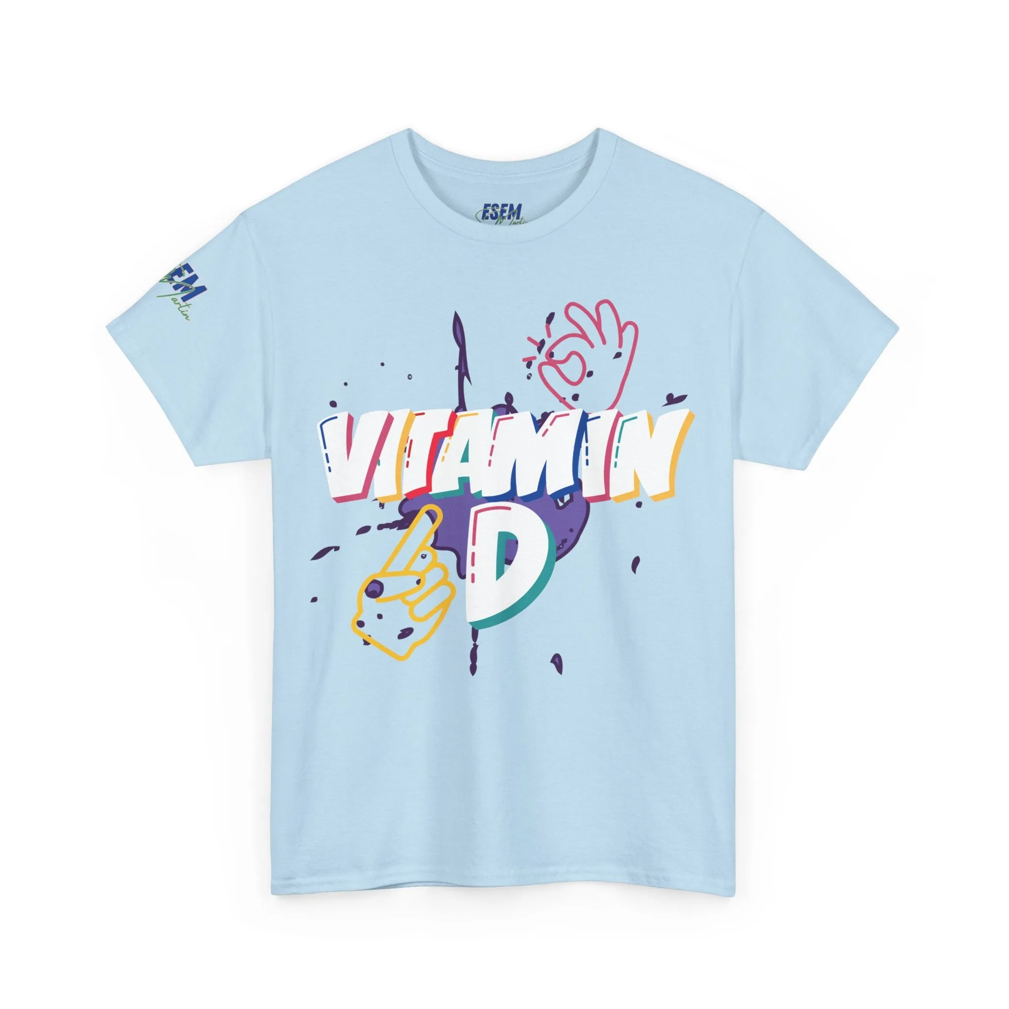 Vitamin D -  Inspirational Unisex Heavy Cotton Tee