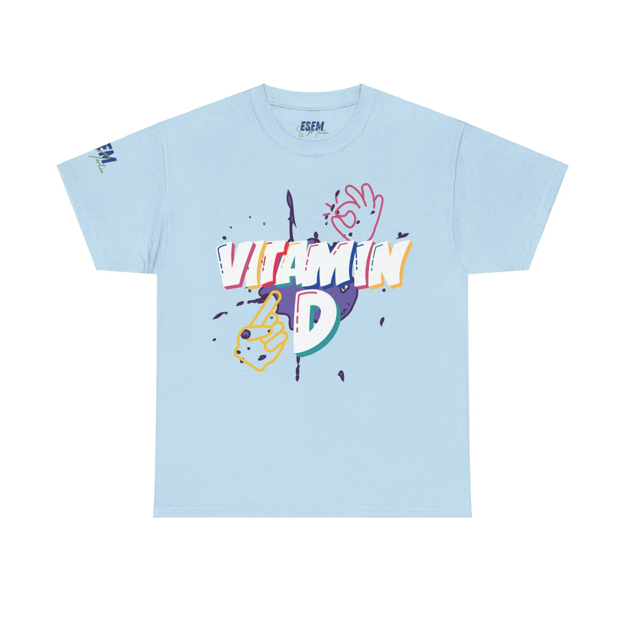 Vitamin D -  Inspirational Unisex Heavy Cotton Tee
