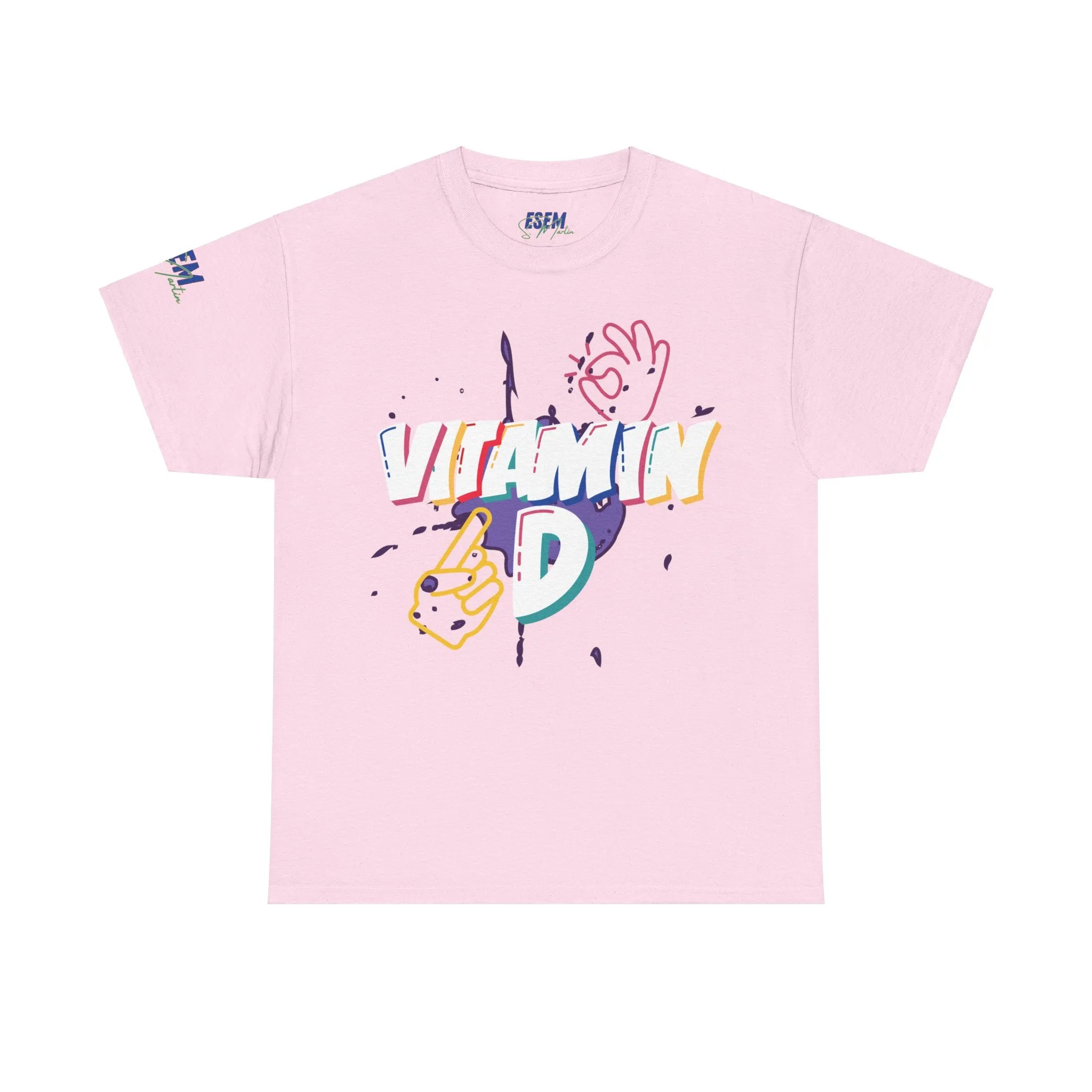 Vitamin D -  Inspirational Unisex Heavy Cotton Tee