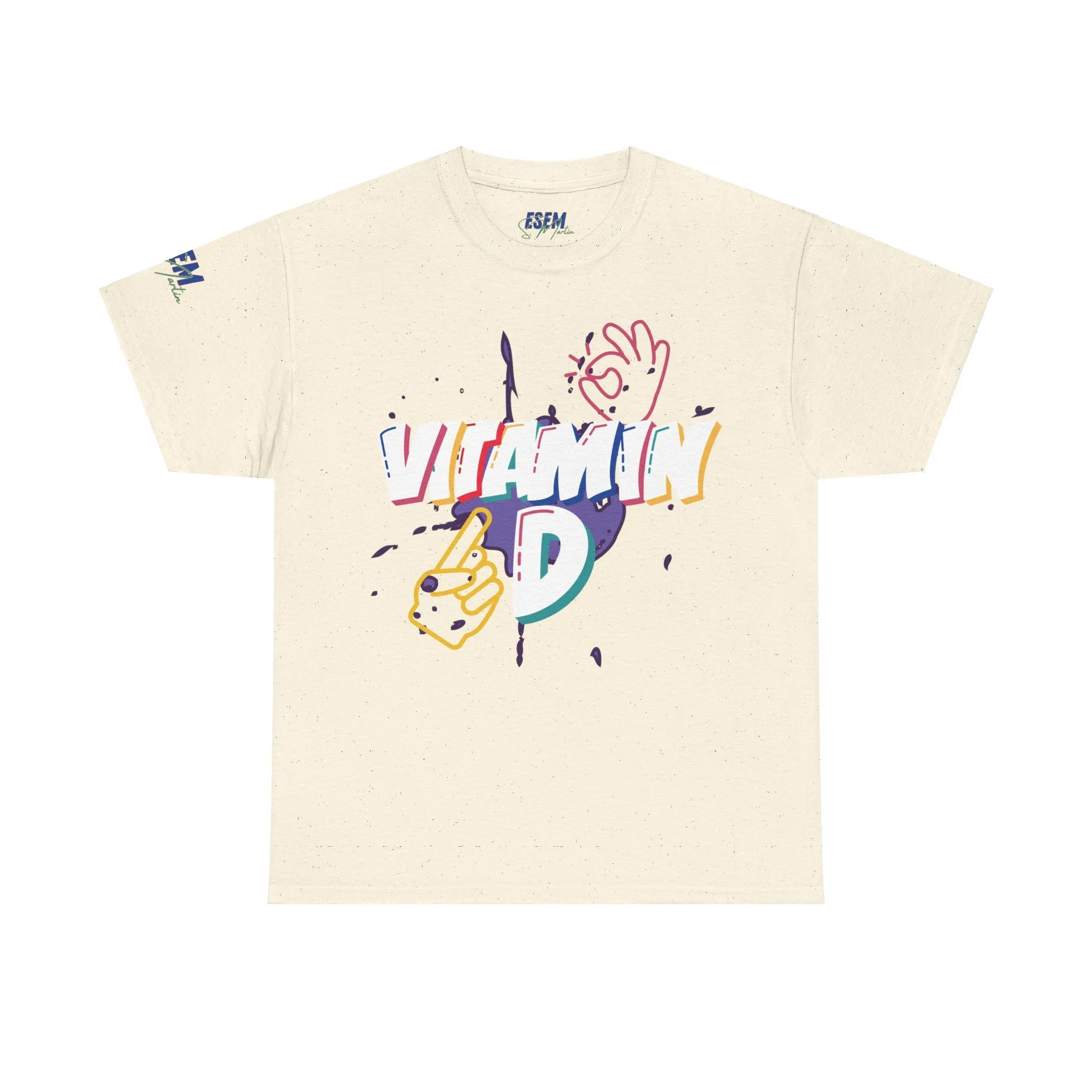 Vitamin D -  Inspirational Unisex Heavy Cotton Tee