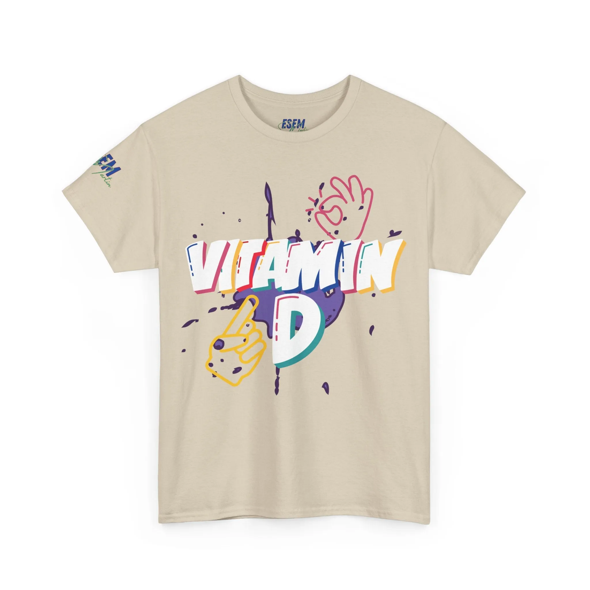 Vitamin D -  Inspirational Unisex Heavy Cotton Tee