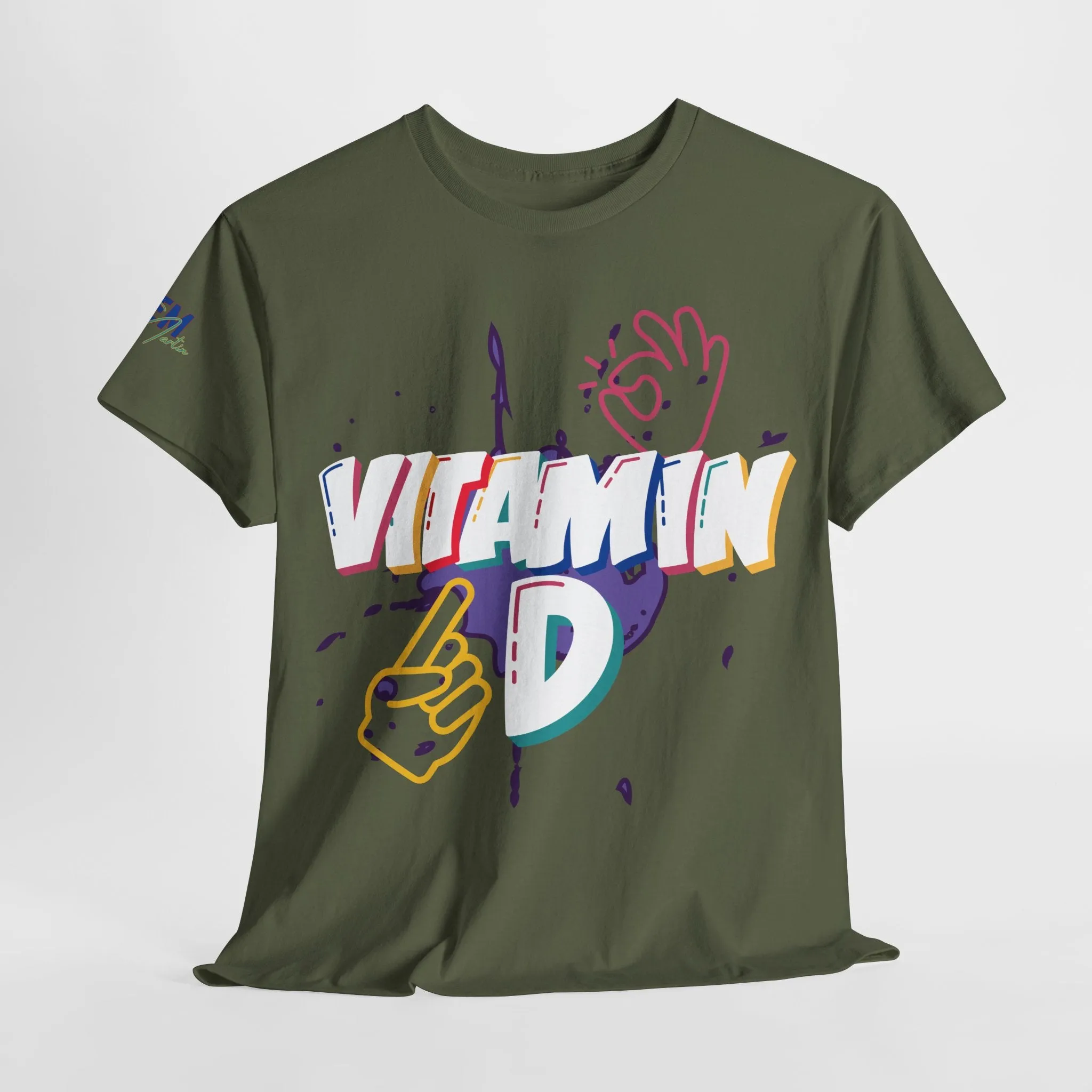 Vitamin D -  Inspirational Unisex Heavy Cotton Tee