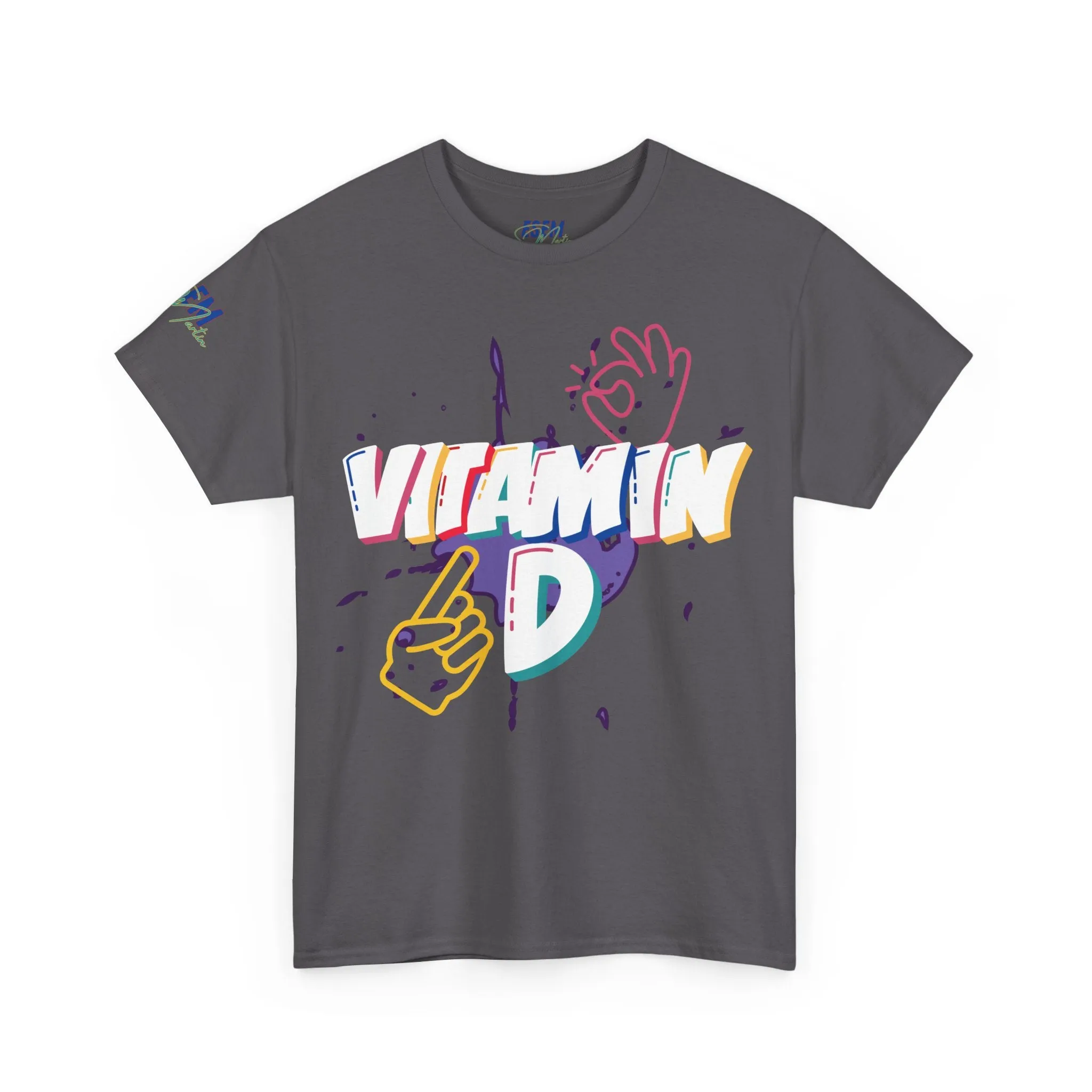 Vitamin D -  Inspirational Unisex Heavy Cotton Tee