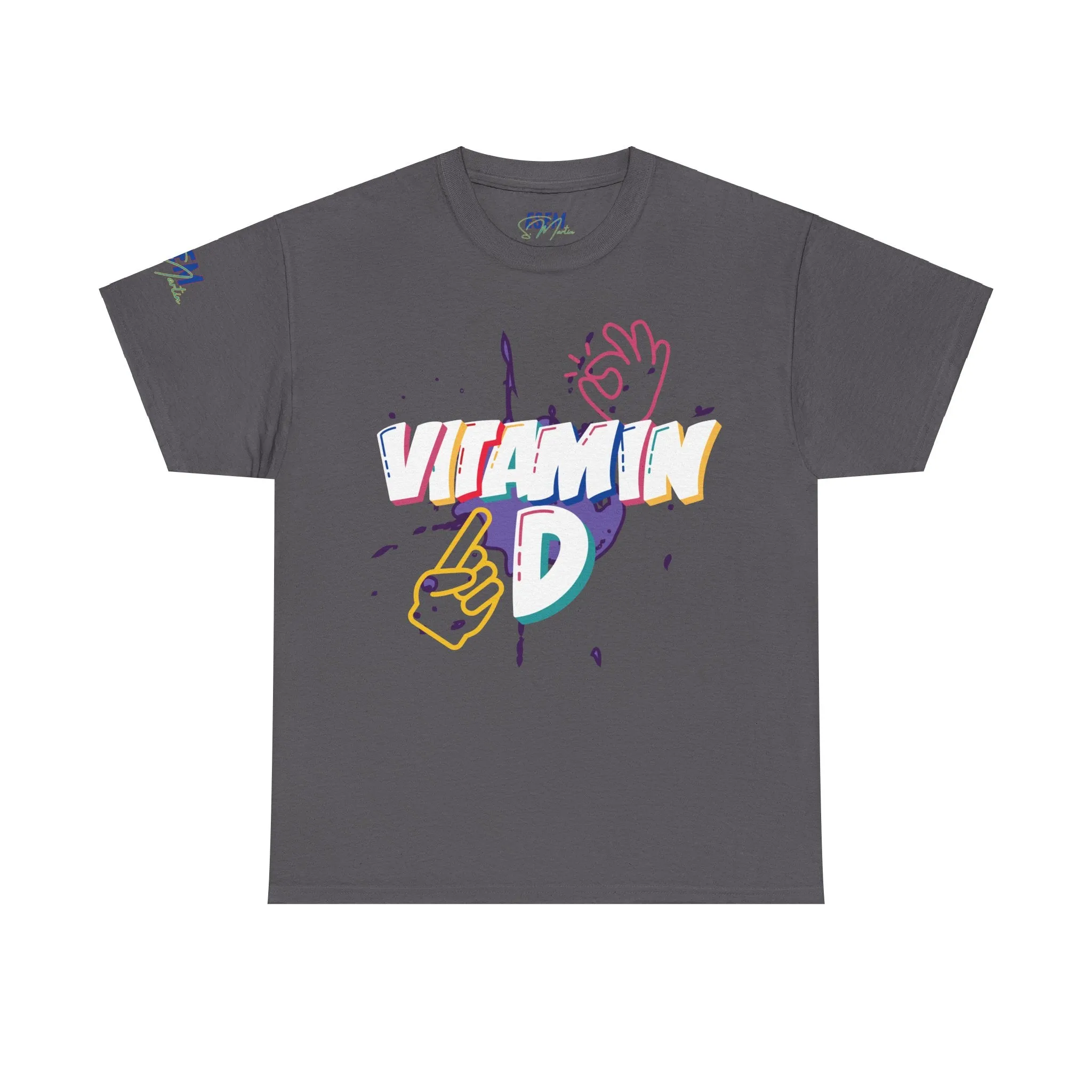 Vitamin D -  Inspirational Unisex Heavy Cotton Tee