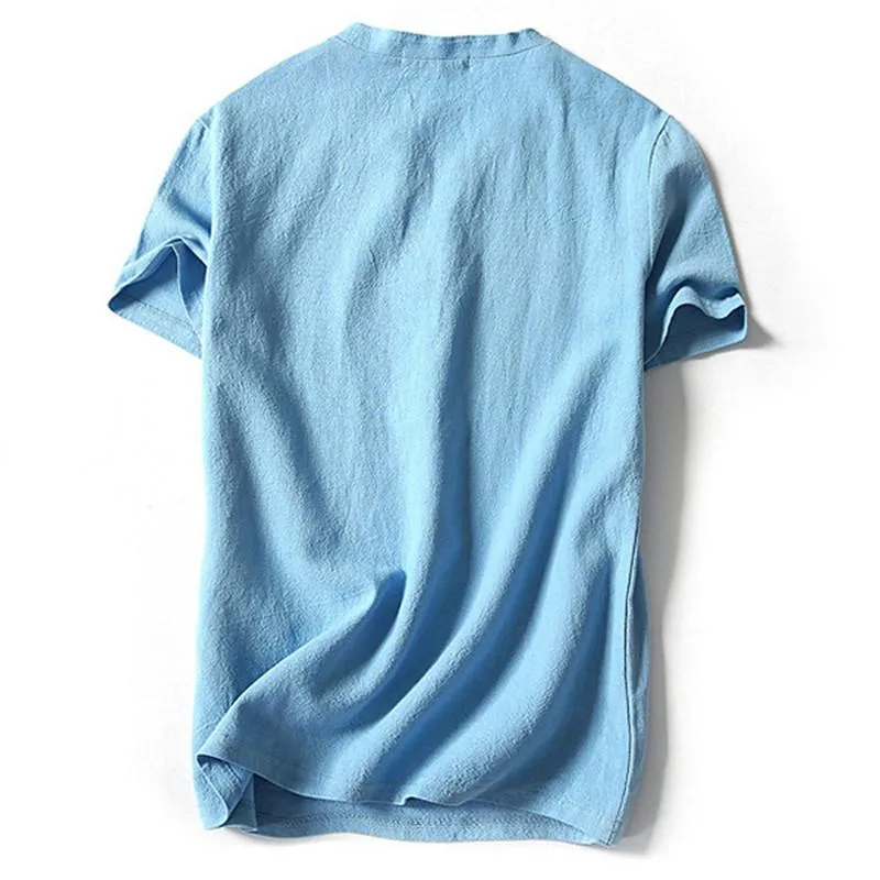 West Louis™ Button Decor Trend T-Shirts
