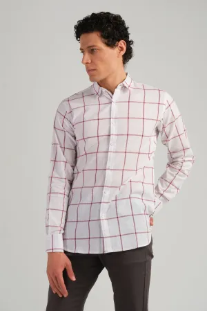 WINDOW-PANE CHECK SHIRT