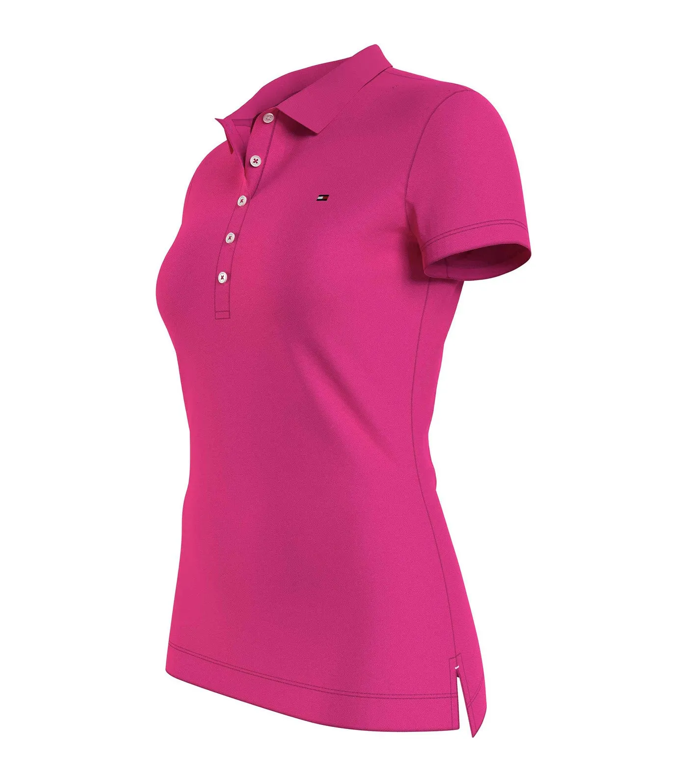 Women's IM Slim Polo Shirt Hot Magenta