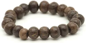 Wooden Beads Men's Bracelets - Friendship Bracelet for Men - Meditation Accessories Gifts - Wood Beaded Bracelets for Women - Festival Essentials - Father's Day Bracelet